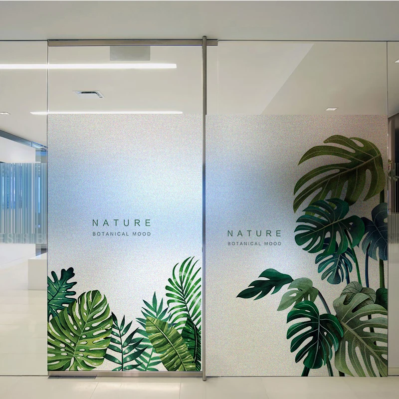 Нет зеленого цвета с оконная пленка матовый конфиденциальности стеклянная