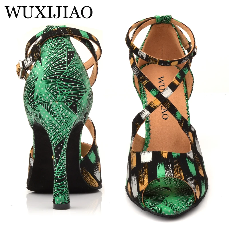 Танцевальные туфли WUXIJIAO для девушек танцевальные латиноамериканских танцев