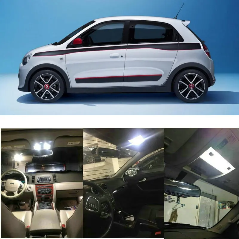 Светодиодный интерьер автомобиля огни для Renault twingo 2 cn0 3 bcm mk1 c06 Ван s06