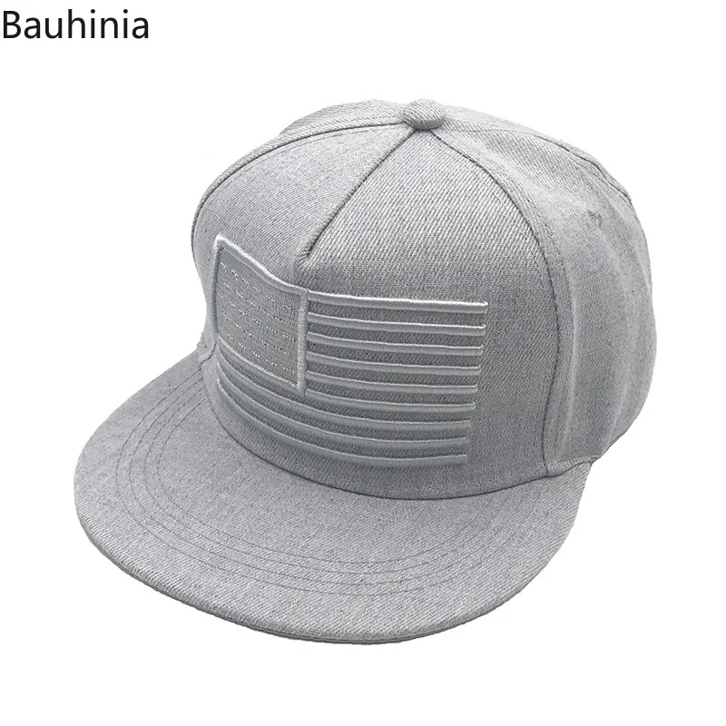 Высокое качество хлопковый американский флаг вышивка хип-хоп snapback шляпа мужская