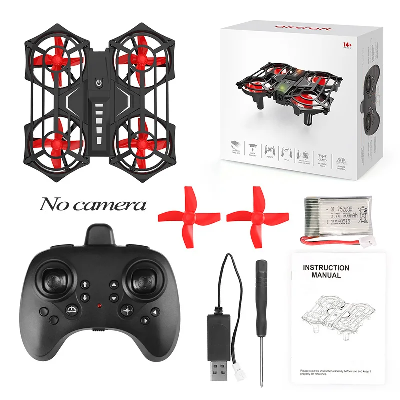 2.4G RC drone Радиоуправляемый Дрон без камеры индукционные мини дроны четырехосный самолет НЛО пульт дистанционного управления Вертолет rc игрушки для детей Радиоуправляемый игрушечный вертолет - Цвет: 2.4G RC drone