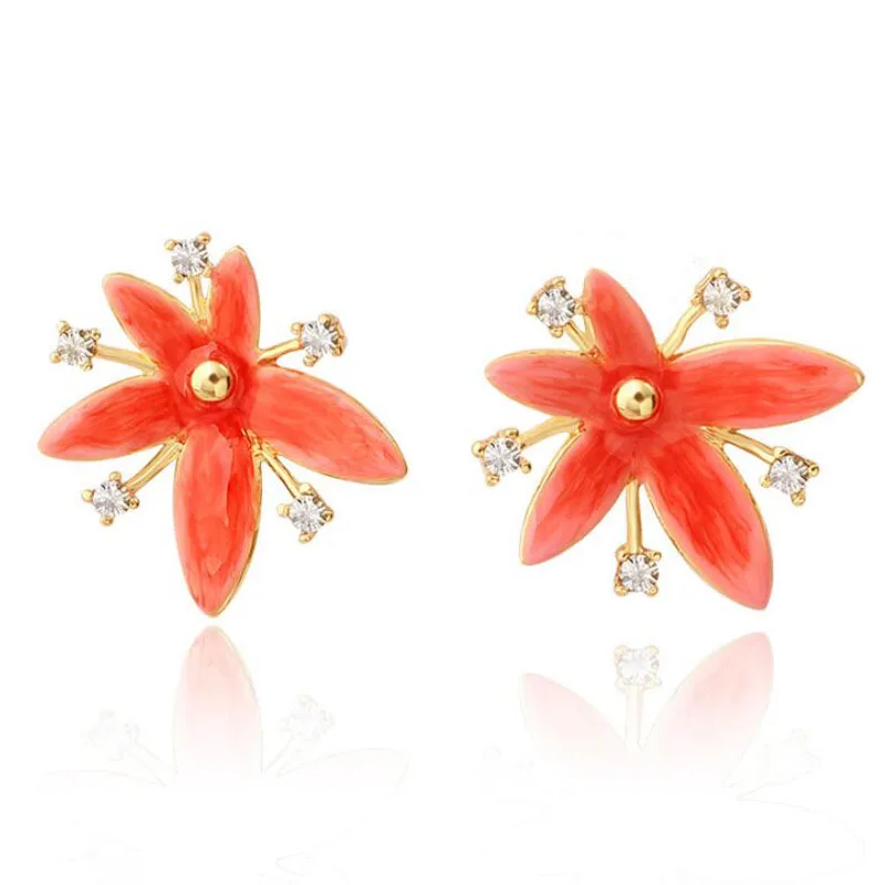 CSxjd 2019 новые роскошные эмалевые глянцевые женские серьги неправильной формы с