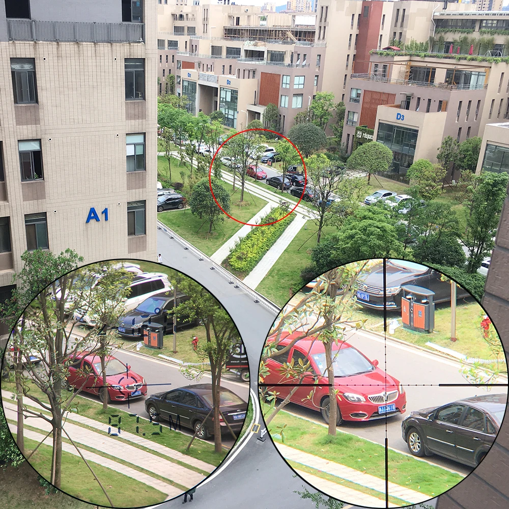 

Hunting 4-16X50 AO Riflescope Tactical Optical Sight Full Size Mil Dot Red Green Blue Llluminate Reticle Turrets Lock Scope