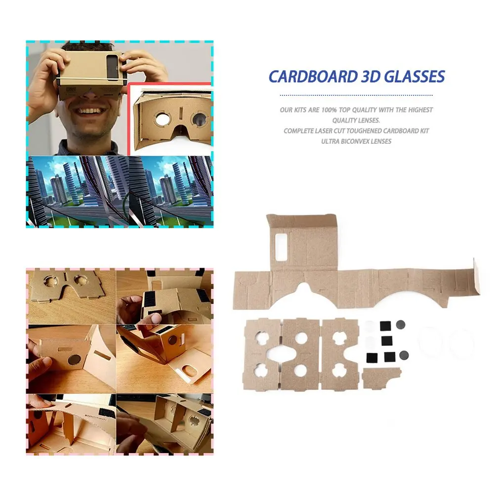 Очки виртуальной реальности Google Cardboard 3D очки | Электроника