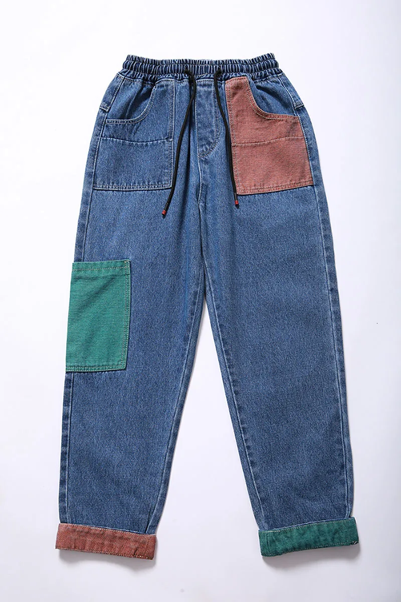 Мужские брюки с широкими штанинами 2019 повседневные мешковатые модные