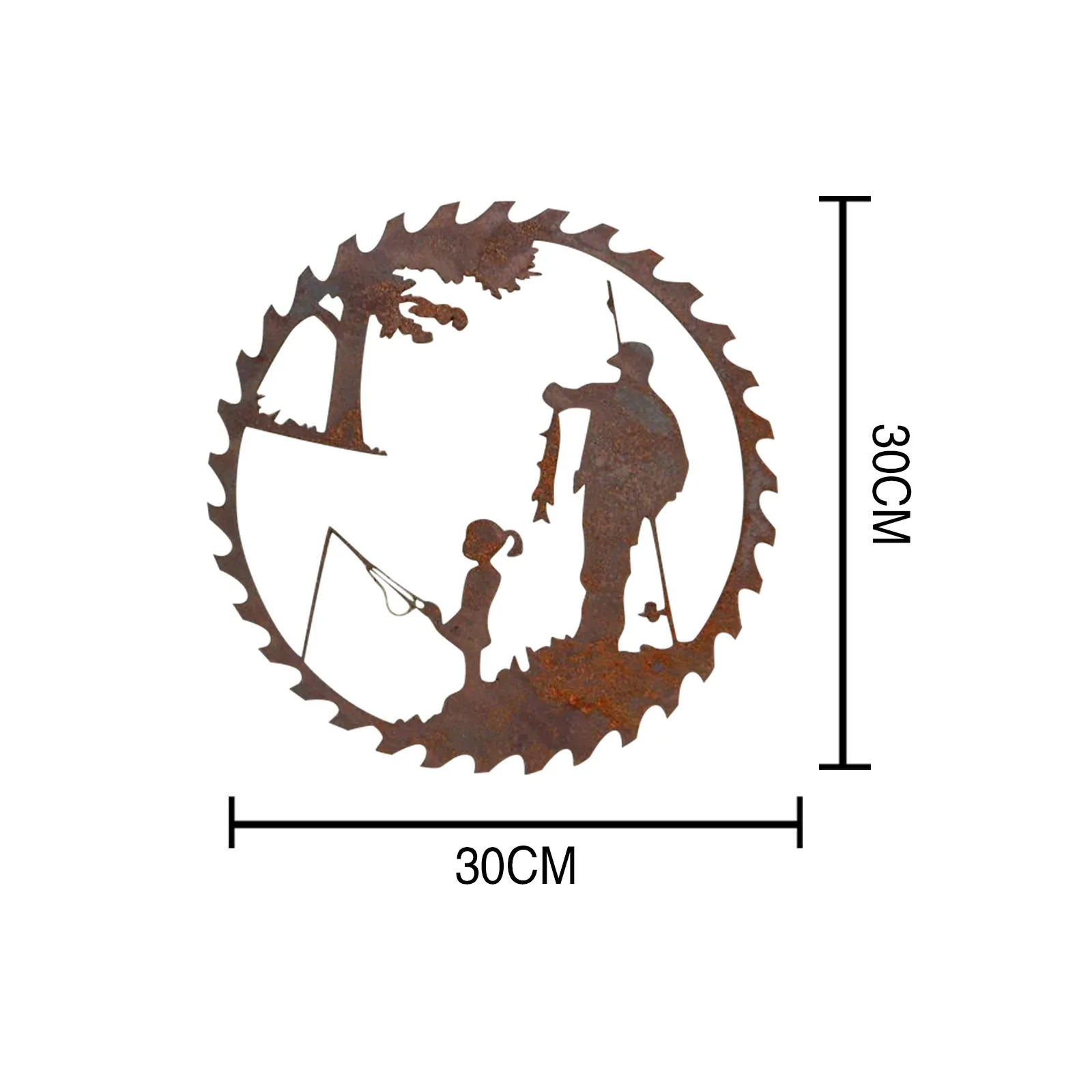 

Metal Fishing Decor Wall Hanging Ornaments For Living Room Daughter Son Father's Day Gift Fishing Decoration Pendant Crafts