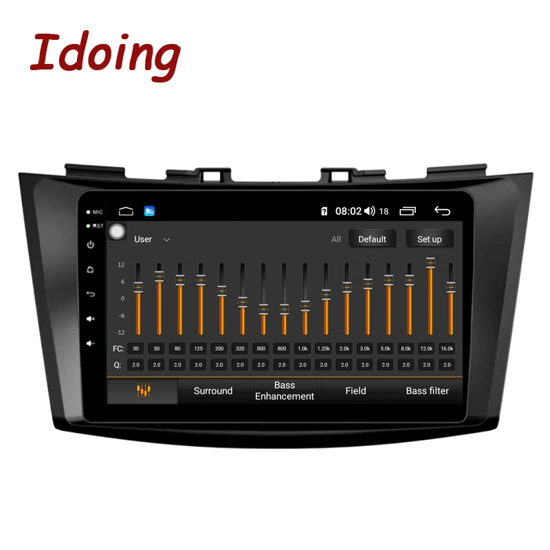 Idoing 9&quot4G+64G 2.5D IPS Octa Core Car Android 8.1 8 1 Radio Player For Suzuki Swift 3 2012-2016 Multimedia Video no 2din 2 din |