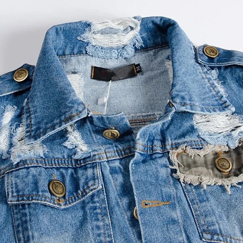 Модные министерство охраны окружающей среды камуфляж пэчворк джинсовое пальто