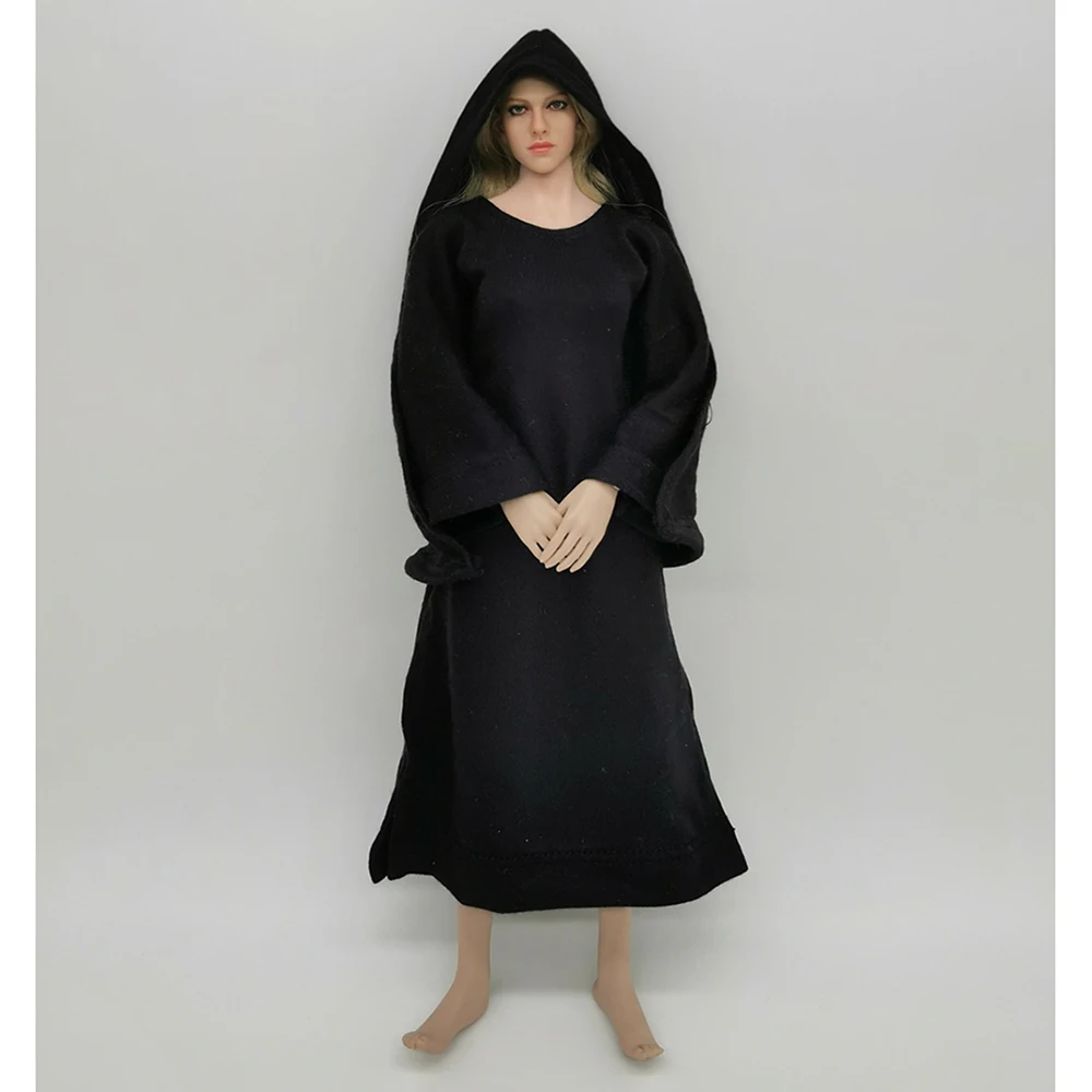 Женский халат с капюшоном модель одежды 1/6 игрушка для экшн фигурки 12 дюймов| |