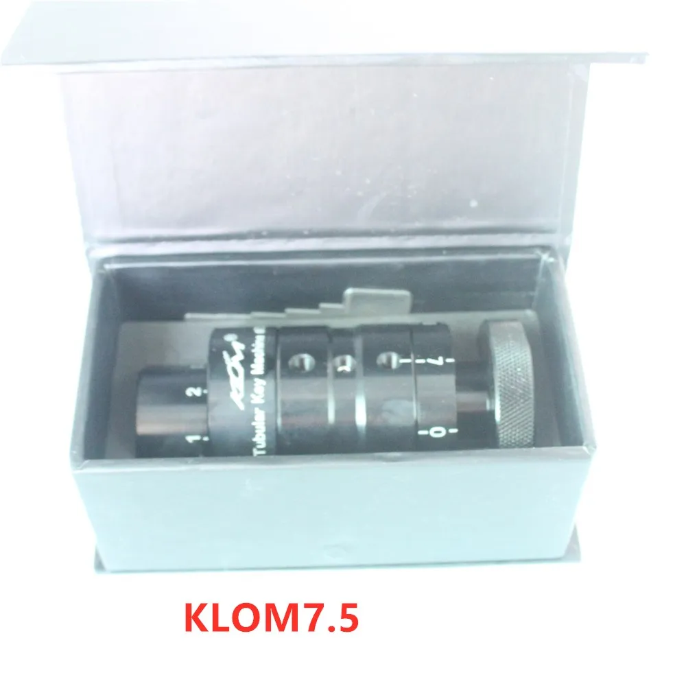 Acheheng-cortadora de llaves computarizada Tubular, 7,5mm, Corea del Sur, KLOM, copiadora portátil de llaves de ciruela