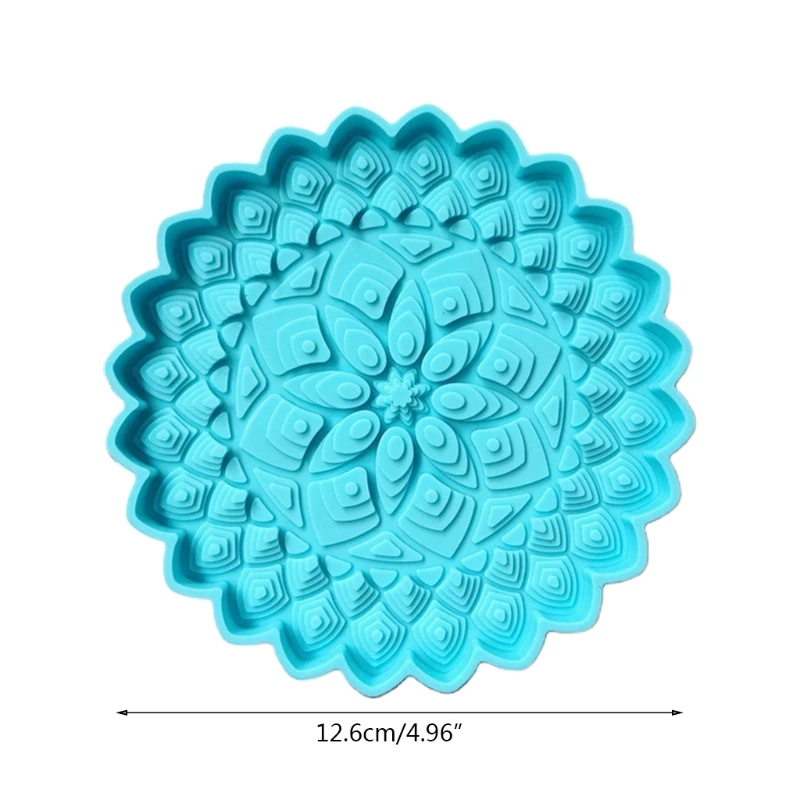 

Coaster Epoxy Resin Mold Cup Mat Casting Silicone Mould DIY Crafts Home Decoration Ornaments Making Tools