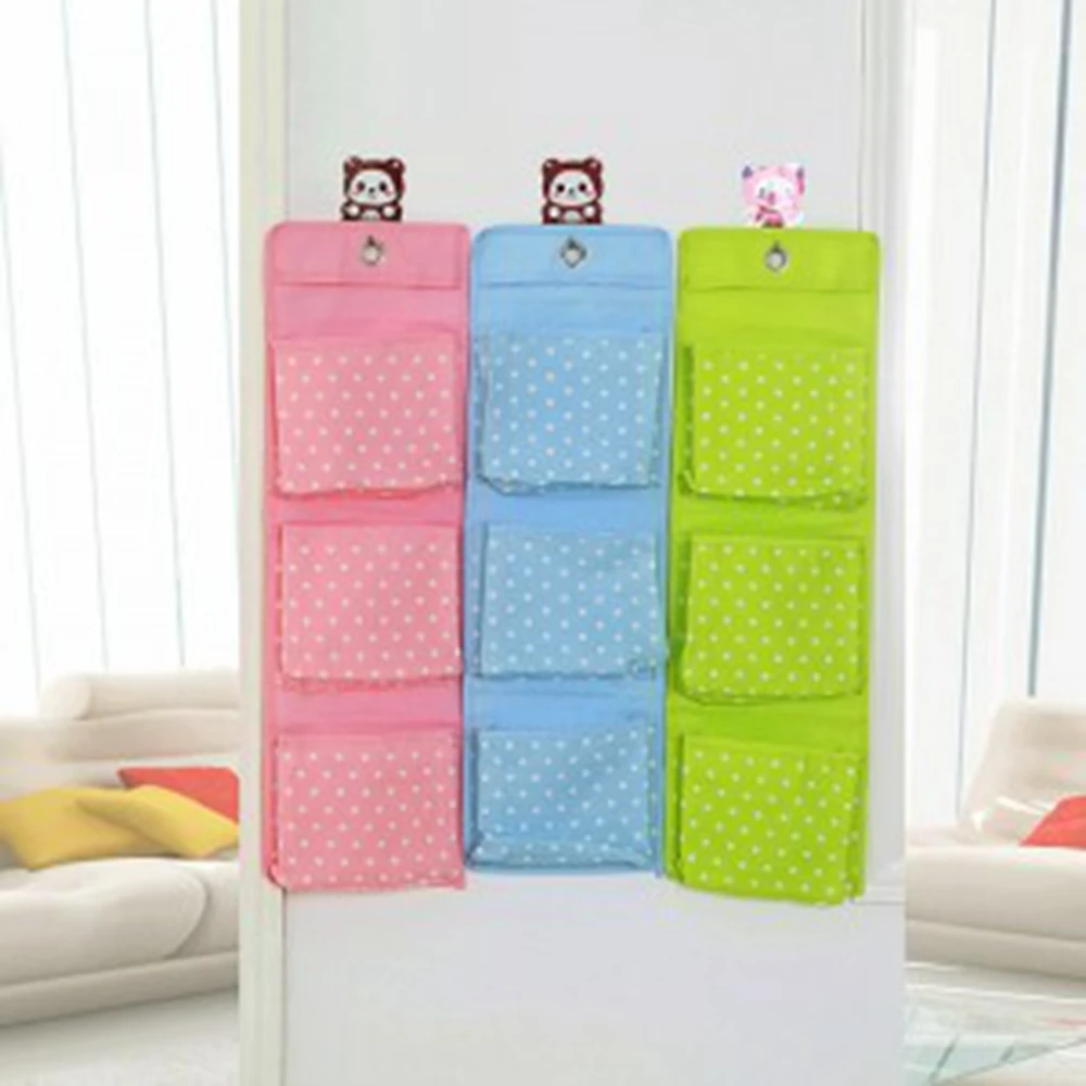 Для детей 2 3 4 карманов точек Водонепроницаемый Ткань Оксфорд Дверь задняя стенка