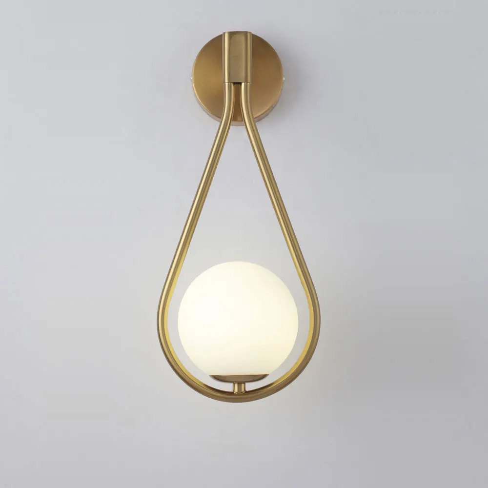 Купить Светодиодный настенный светильник в скандинавском стиле, простой постмодерн в виде шаров, лампа для гостиной, коридора, балкона, креативная...