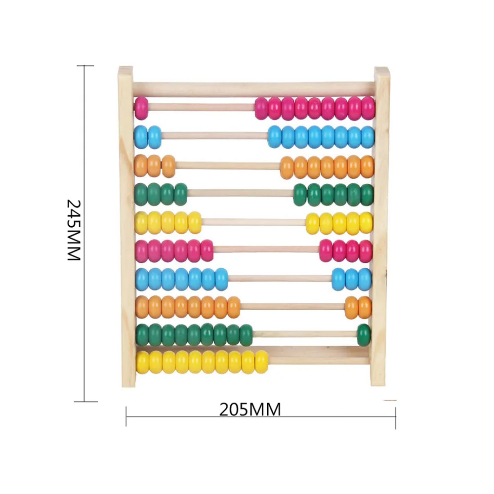 

Wooden Abacus Beads Numbers Educational Toy Mini Early Math Learning Toy Counting Calculating Beads Abacus Montessori Toys