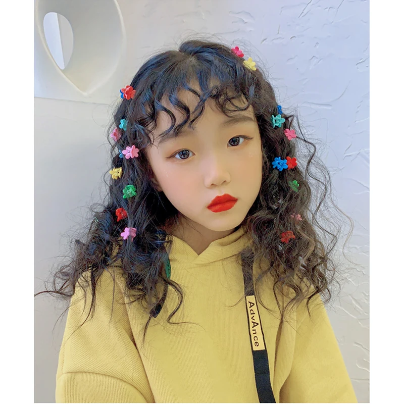 20 шт./лот детские заколки для волос ручной работы Минни цветок мультфильм бабочка