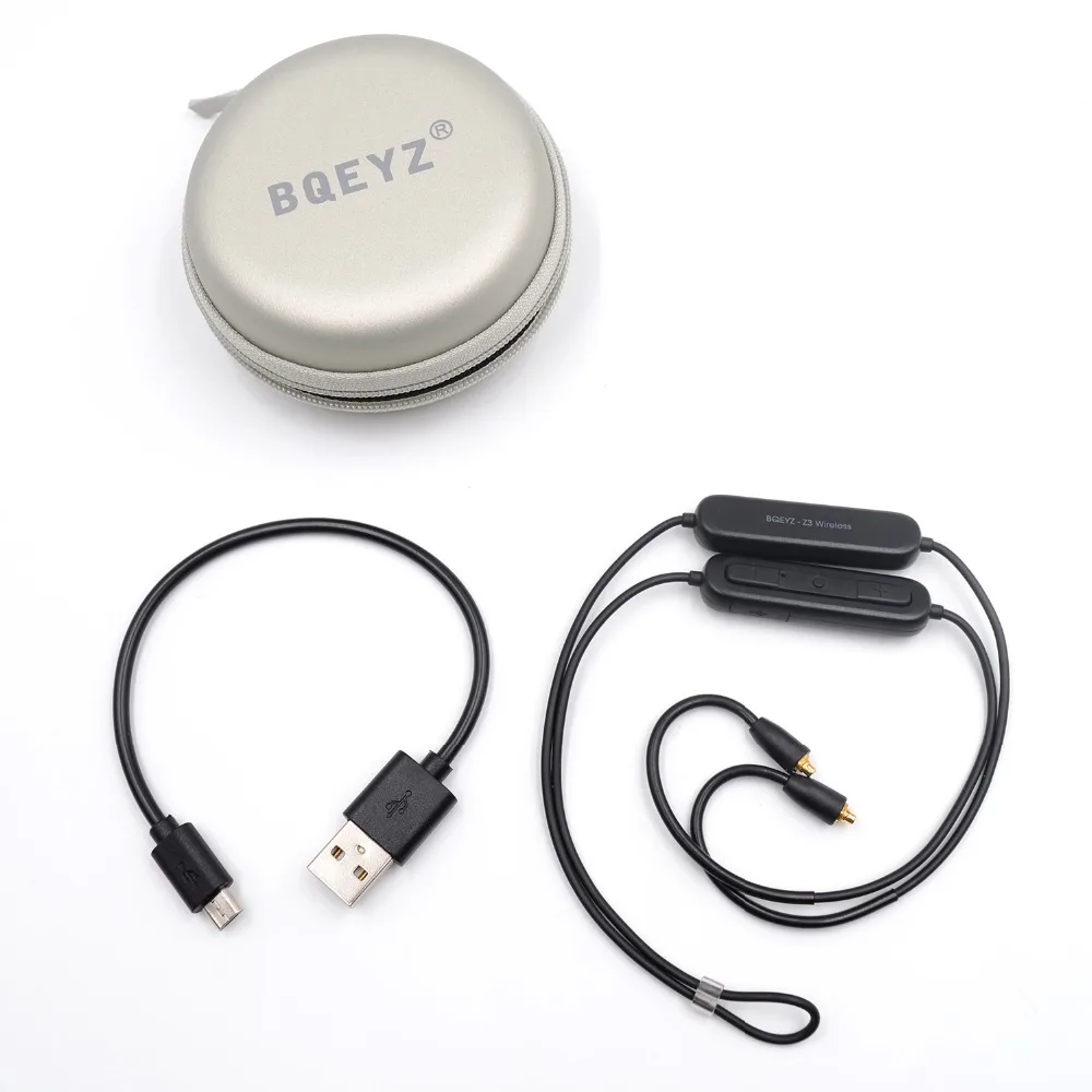 BQEYZ Z3 беспроводной Bluetooth 5,0 AptX-HD кабель MMCX/0,78 мм разъем водонепроницаемые наушники с кабелем для BQ3 KC2 T2 N1 P1 NO. 3 S2 KANAS