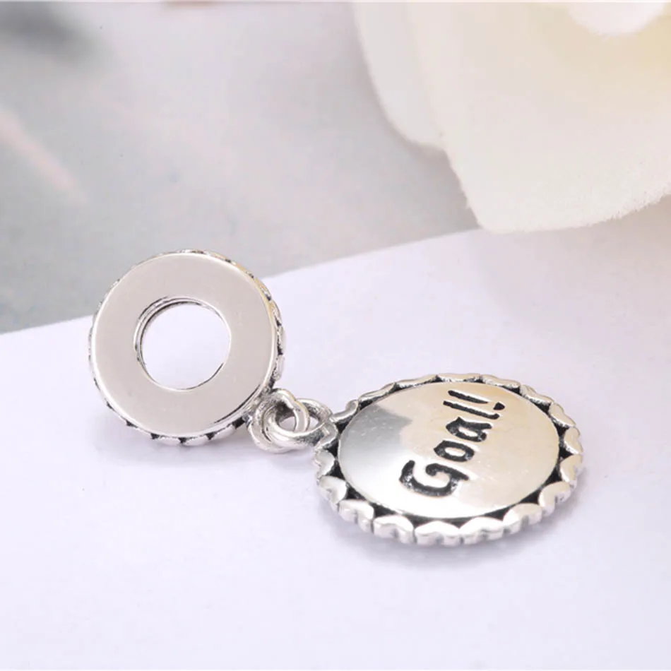 Браслеты из разноцветных бусин с подвеской хоккейного шарма из эмали, подходят для женских браслетов и браслетов DIY.