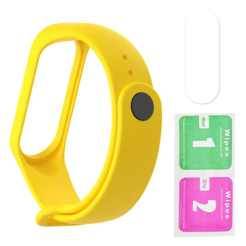 Браслет для mi Band 3 и 4 ремешка пленки силиконовый ремешок для часов для Xiao mi браслет Four Xia mi Xao mi Xaiomy