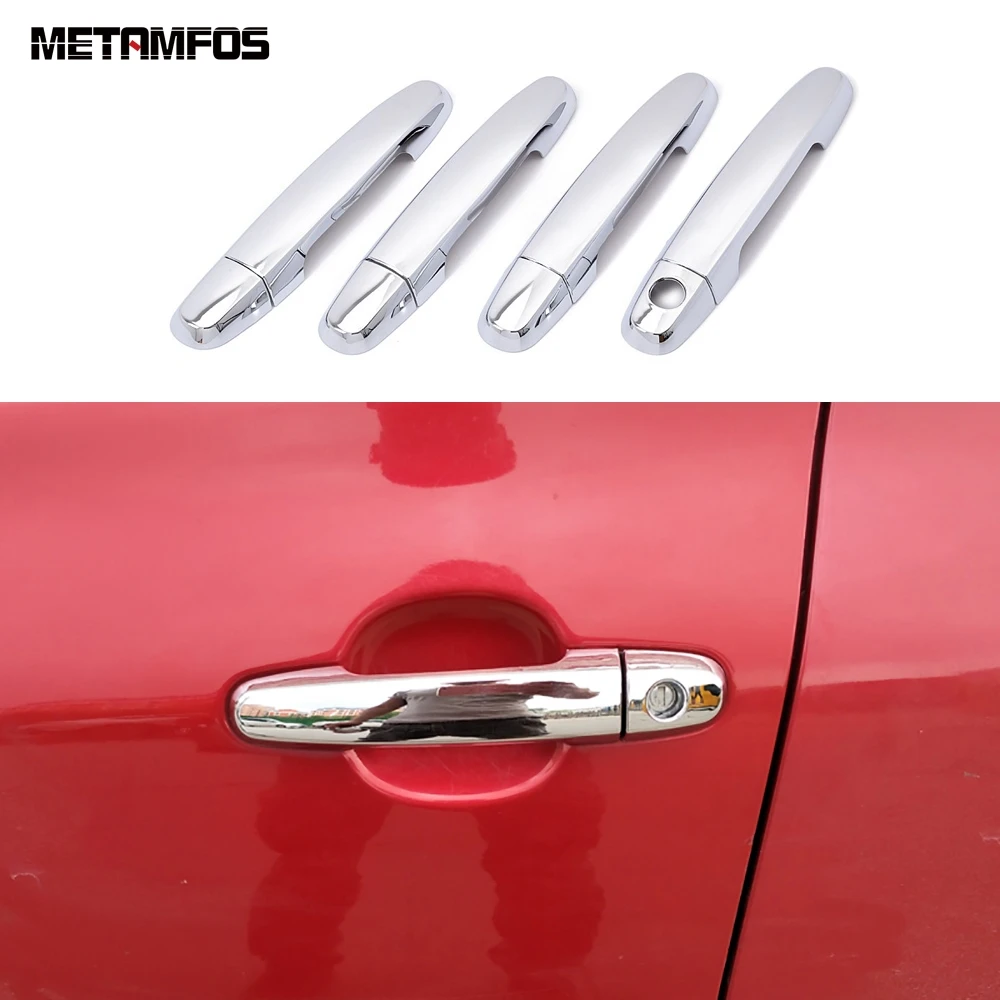 Хромированная накладка на дверную ручку для Toyota Corolla 2003 2005 2006 2007 2008 защитная