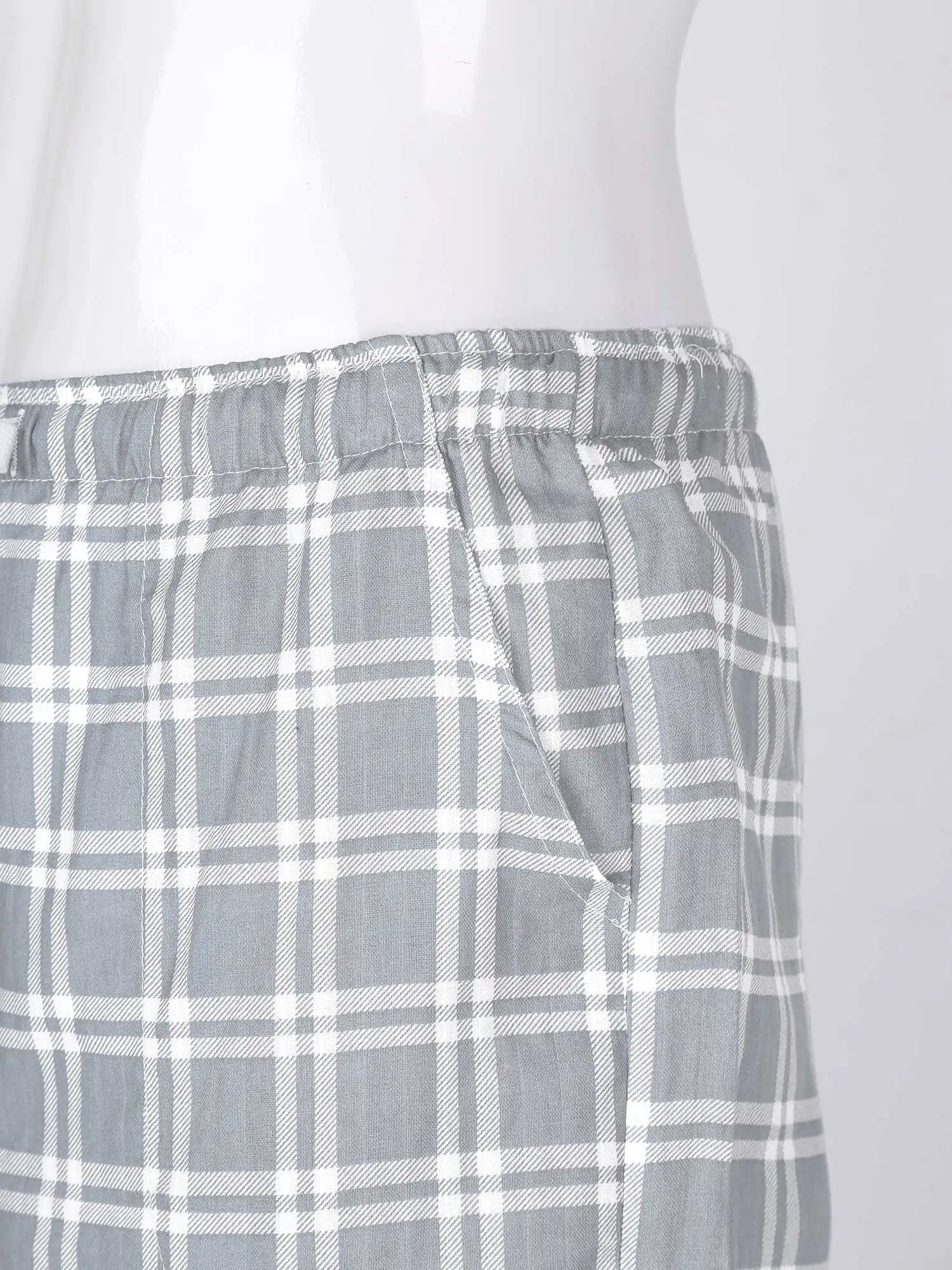 

Mens Pajama Pants Cotton Soft Plaid Lounge Sleep Bottoms With Pockets Male Casual Loose Drawstring Sleepwear Nightwear Plus Size