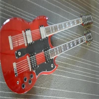 2021free transportation factory customized high quality 12 string 6 string double ended electric guitar
