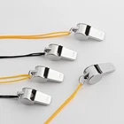 Металлический Свисток, спортивные свистки из нержавеющей стали для регби, судейские свистки для футбола, футбола, баскетбола вечерние тренировочные инструменты для школы, чирлидинга