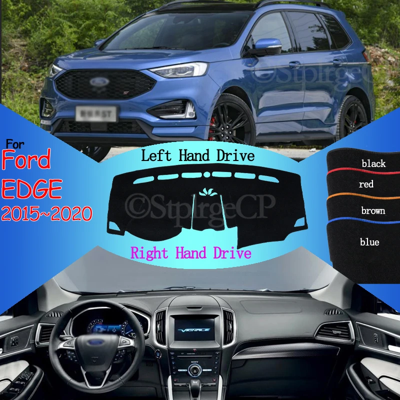 Крышка приборной платформы коврик для панели защитный крышка Ford EDGE 2015 2016 2017 2018 2019