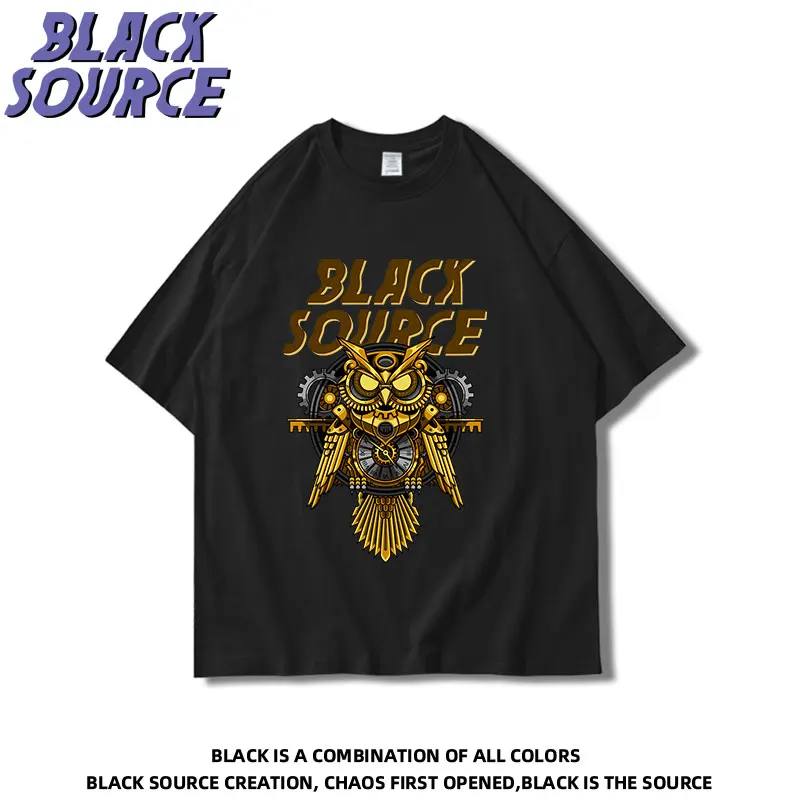 Футболка в стиле хип-хоп с изображением героев мультфильма Заснеженная Сова |