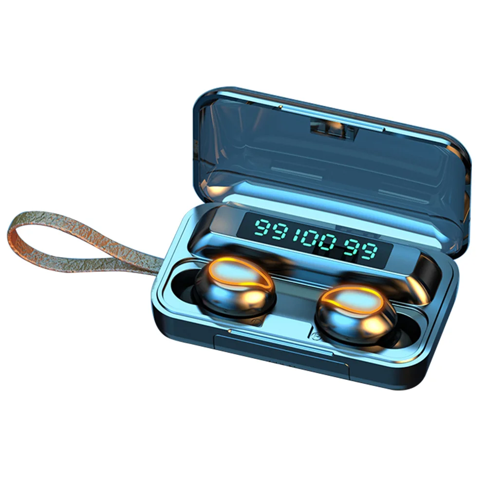 TWS мини наушники 5 шт./лот F9 Bluetooth 0 беспроводные IPX7 водонепроницаемая Спортивная