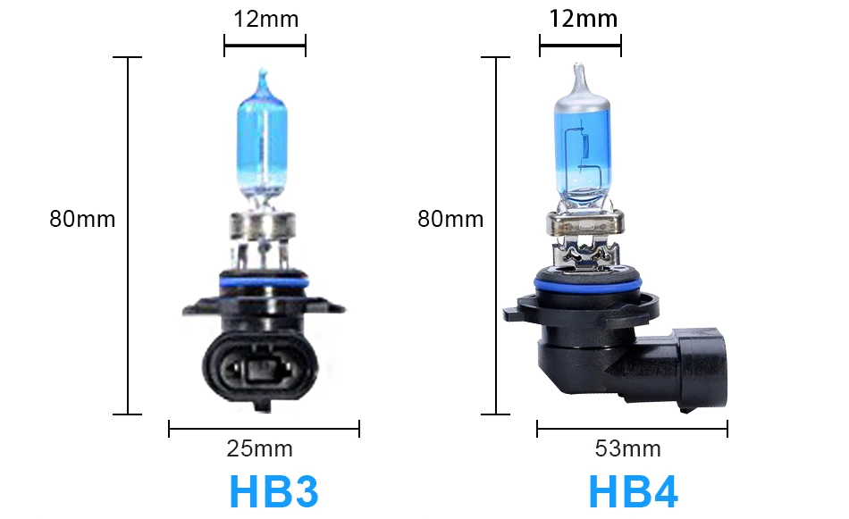 Галогенные лампы OSRAM H1 H3 H7 Светодиодный H4 дальний и ближний свет 5000K очень белый 12В комплект автомобильных фар H9 H11 противотуманнае фары HB3 HB4 9005 9006 9003