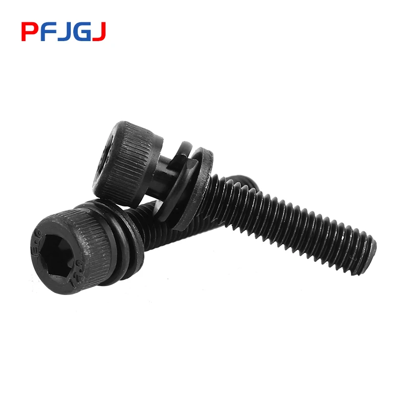 Комбинированный винт Peng Fa класса 12 9 с мягкой чашечной головкой шестигранной