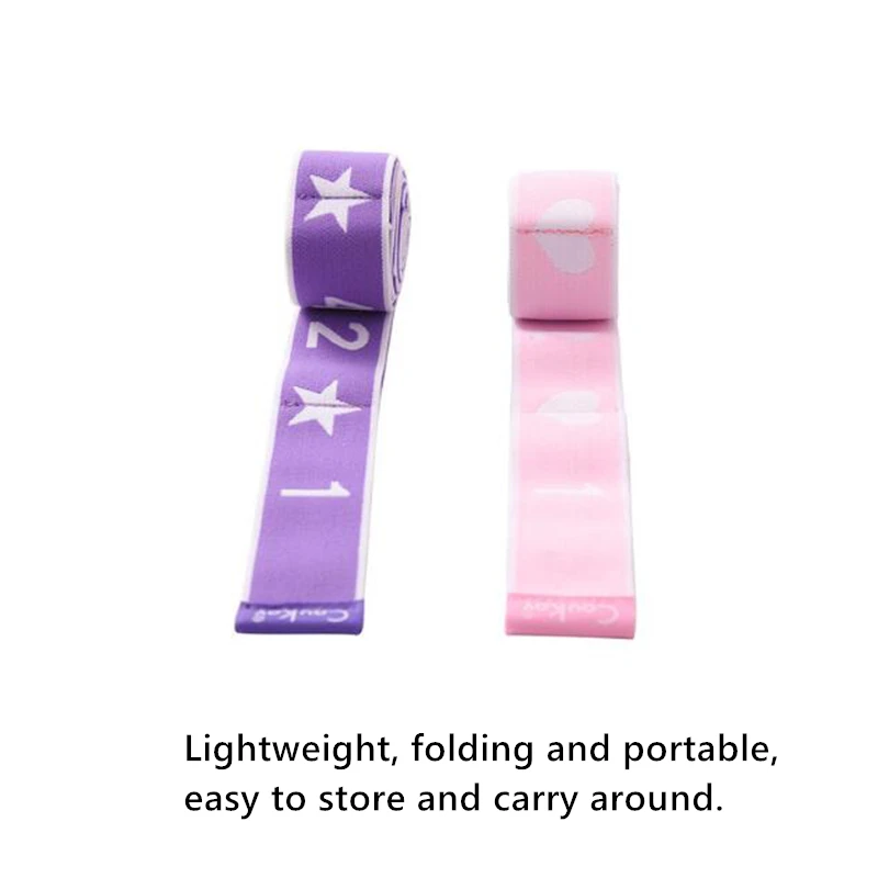 Ремень эластичный для занятий йогой профессиональный пояс из полиэстера