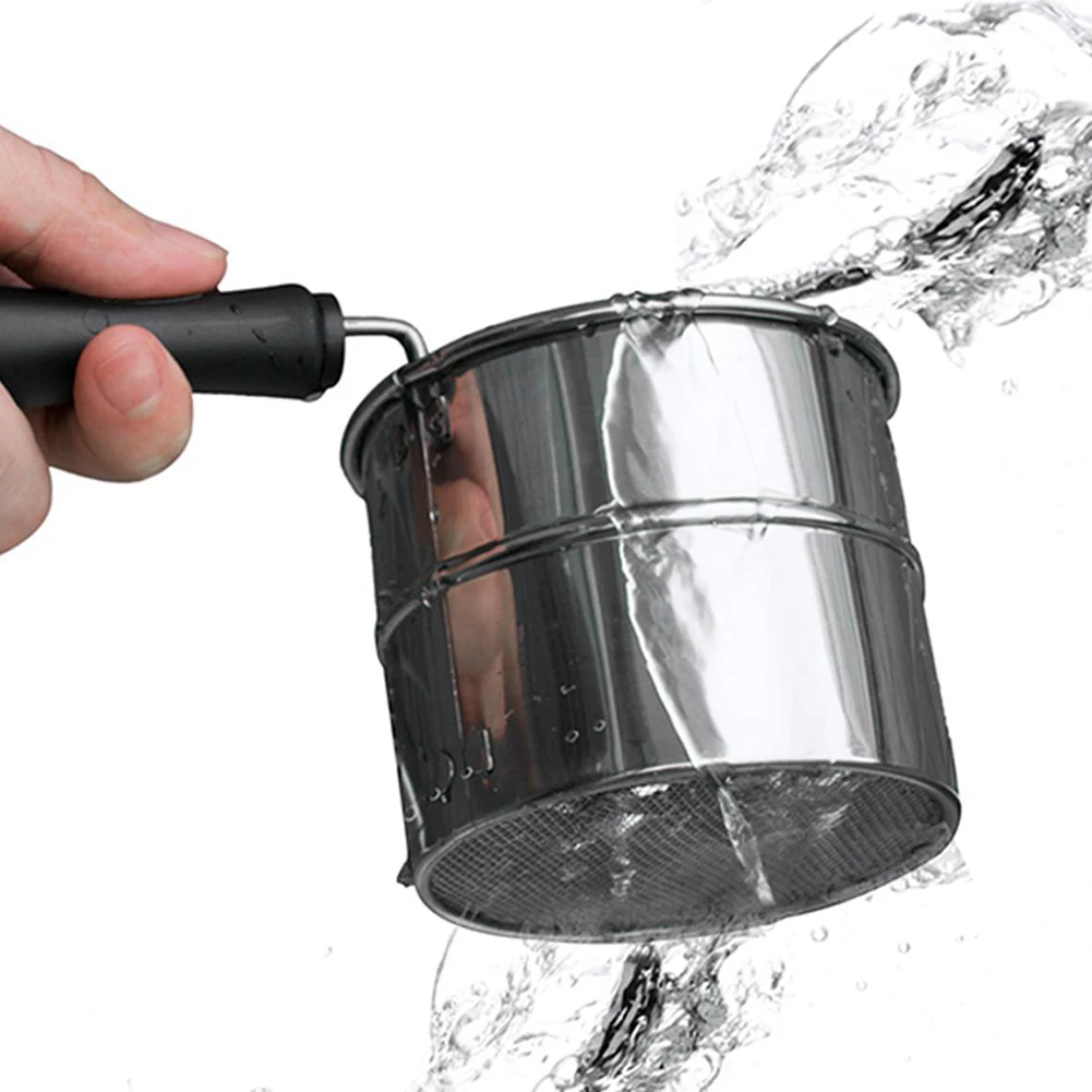 Ситечко для муки прочный ситечко приготовления пищи ручные аксессуары сделай