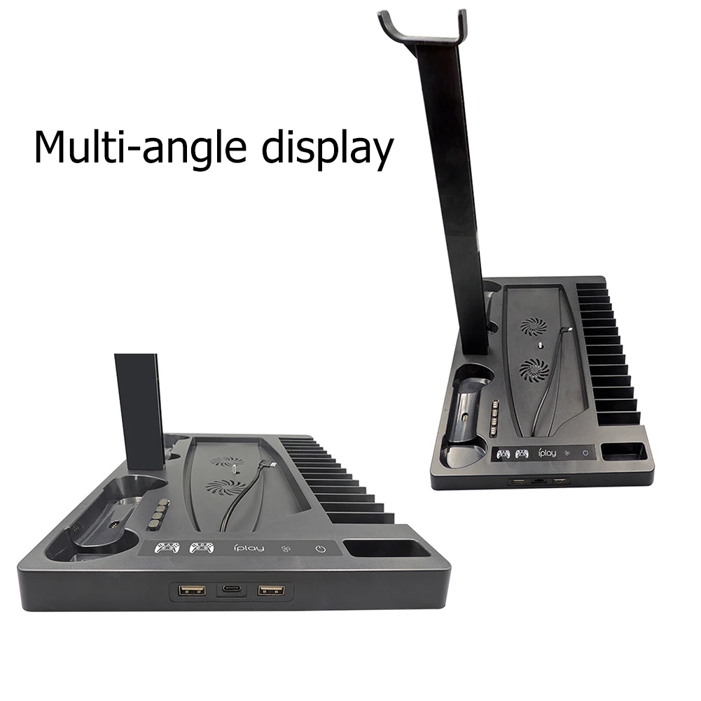 game console cooling stand charging dock electronic machine accessories for ps5 with game accessories holder free global shipping