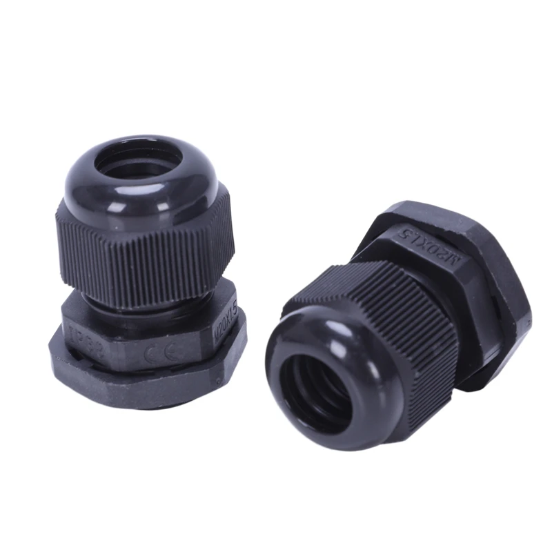 9 х черный пластиковый водонепроницаемый разъем кабельный ввод M20 x 1 5|Уплотнения