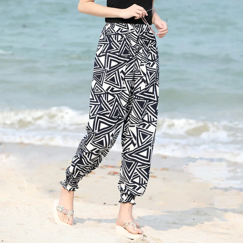 

Women Night Wear Sleep Pants Home Pajama Sleep Panties Summer Pants To Prevent Mosquito Bites Night Pants Fashion Beach Pants