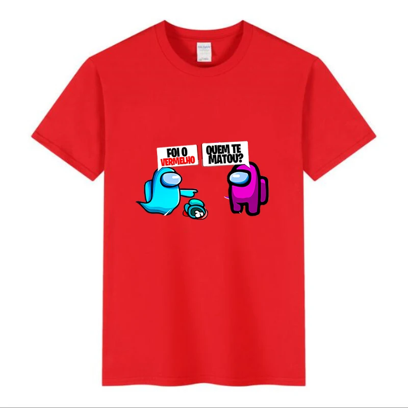 

Summer 2021 New Among Us Kids T-Shirt Print Girls Funny Clothes Boys Costume Children Tops Hot Game Kids Clothes Baby Tshirts