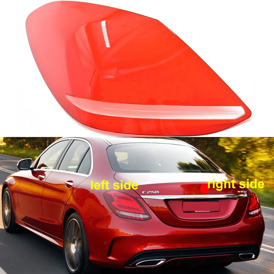 Made For Benz C-Class W205 2019 2020 Rear Lamp Tail Lamp Cover Rear Lamp Shell Mask Replace Original Lampshade