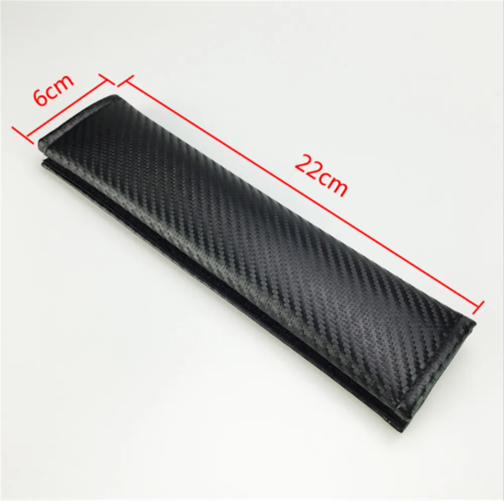2 шт./компл. углеродное волокно автомобильный ремень безопасности крышка