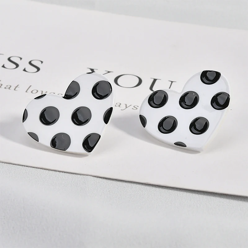 Волнистые точки управления Ретро Стильные квадратные круглые персиковые сердца