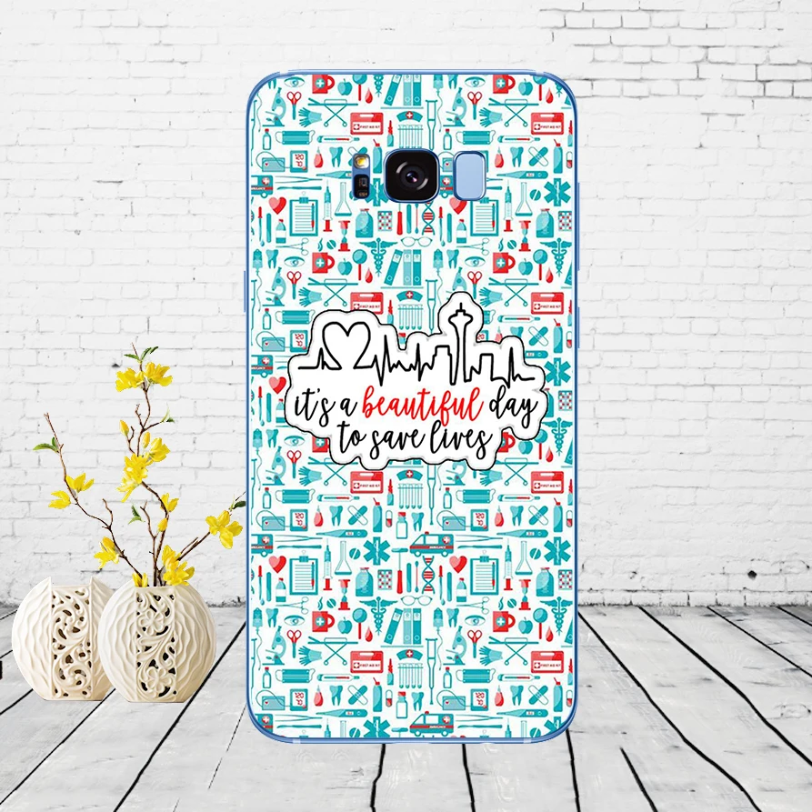 07DD Американский ТВ GREYS Anatomy Мягкий силиконовый чехол для Samsung Galaxy S6 S7 край S8 S9 S10 плюс A70 A50 чехол