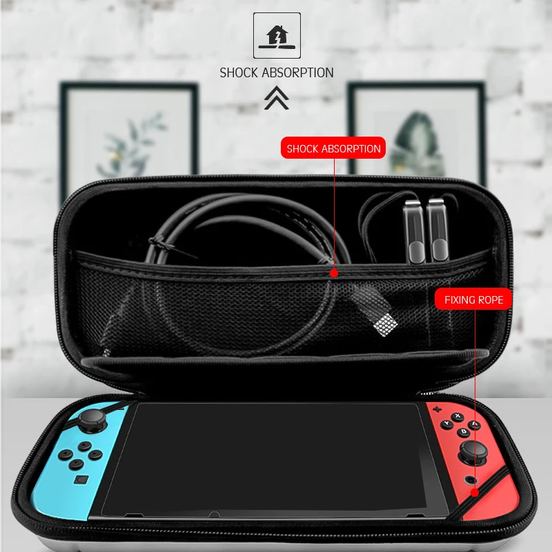Портативный жесткий чехол Защитная сумка для хранения Nintendo Switch консоли Nintendoswitch