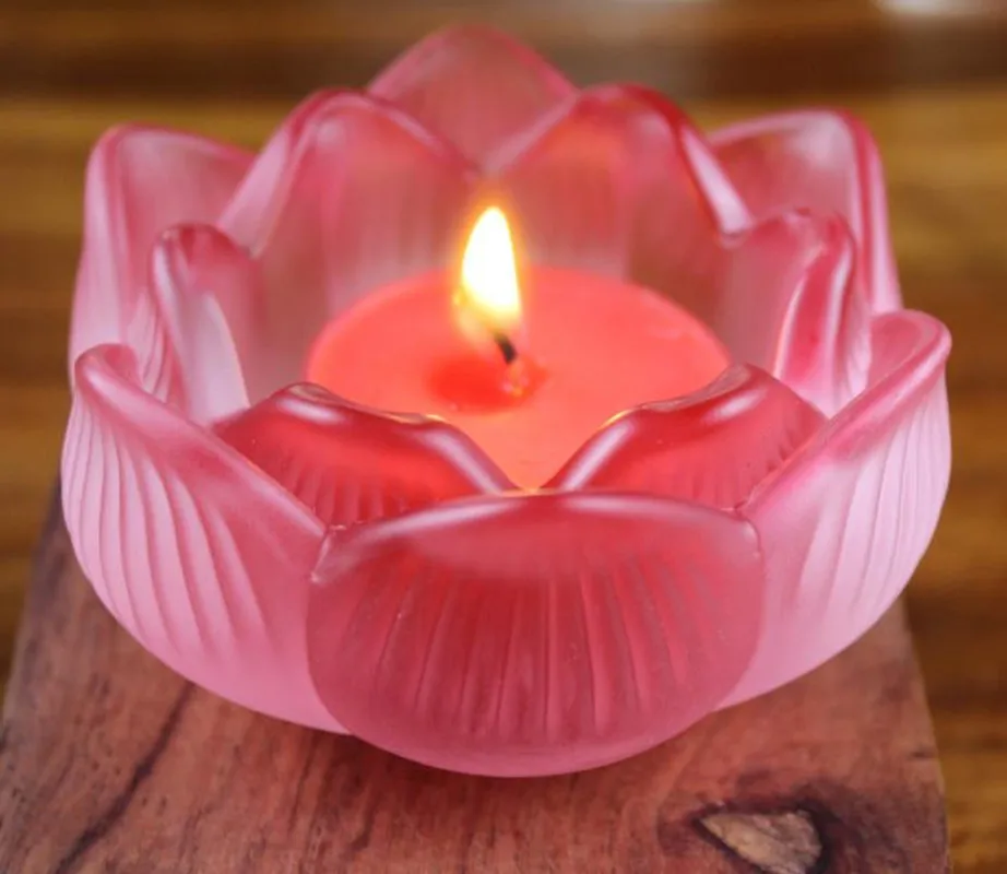 Цвет прозрачного стекла Ghee лампа база буддийский религиозный храм предметы