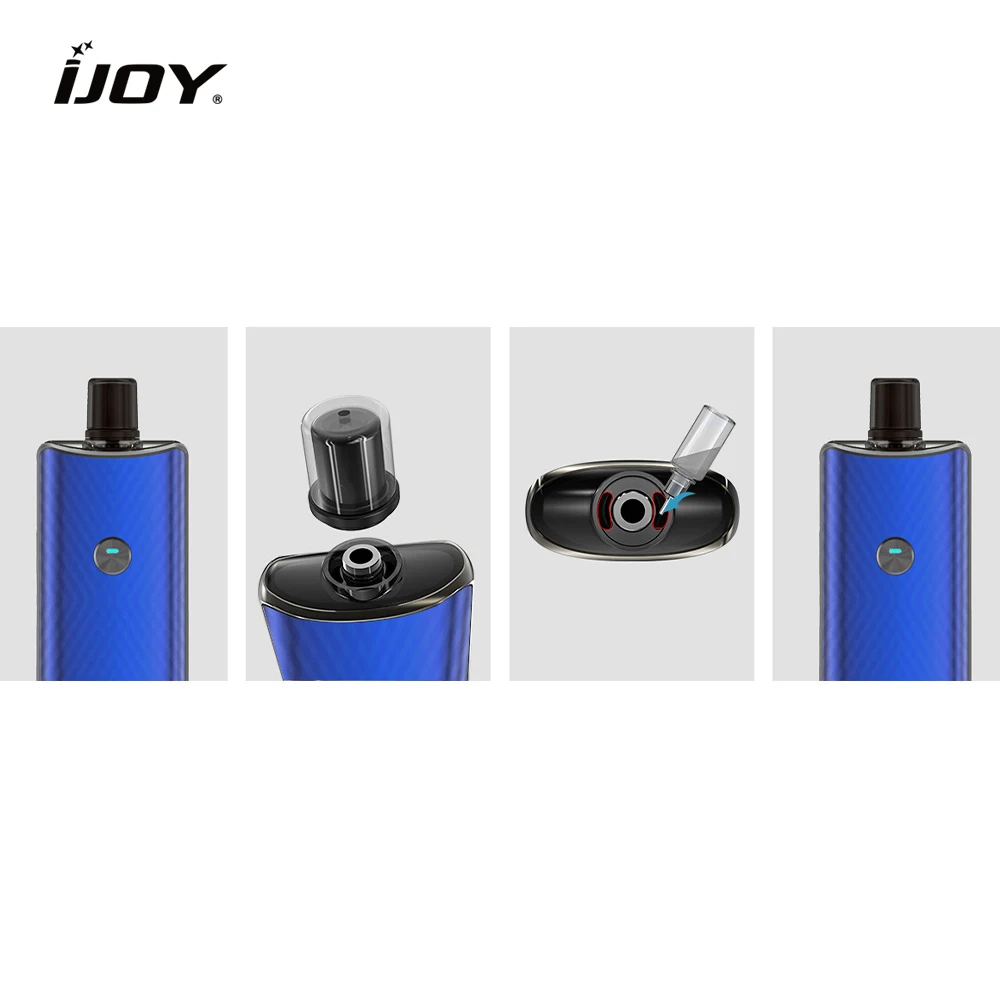 Оригинальный Ijoy Saturn vape набор 3 мл pods с 1100 мАч батарея электронная сигарета S1 S2