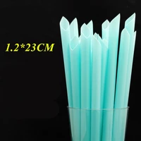 100pcs extra wide 23x1 3cm clear colored individually drinking straws plastic bubbletea drinks straws smoothies party bar tools