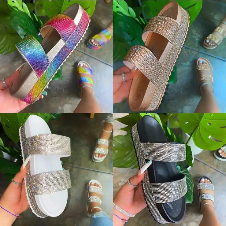 За пределами дикий Пляжные тапочки для женщин Дамская обувь отдыха дома и