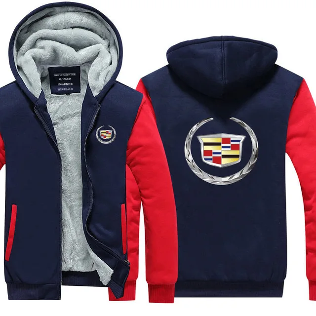 

2020 New Men Hoodies Men's Cotton Warm for Cadillac sweatshirt Winter Male Thicken coat Jacket Tops