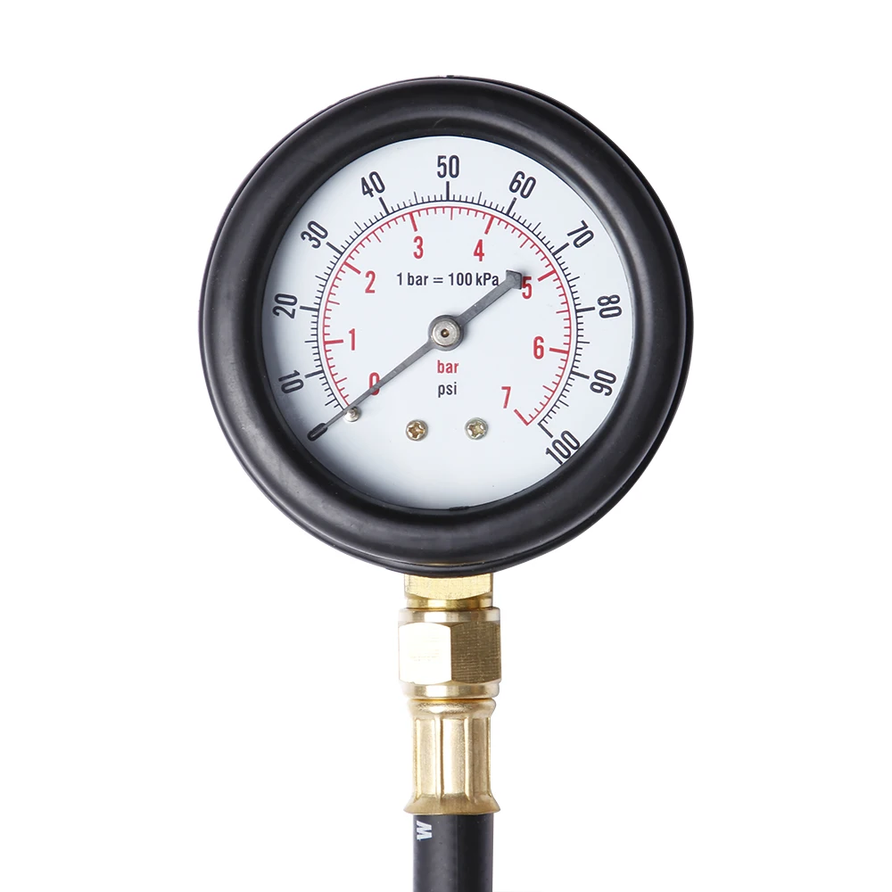 0-100 PSI топливный насос инжектор тестер Манометр бензин | Автомобили и мотоциклы