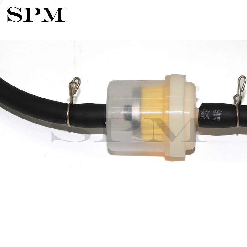 2 шт. 6 мм встроенный газ бензин жидкий топливный масляный фильтр трубный шланг с 4