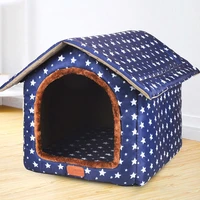 dog warm house removable washable pet dog house for cat quality foldable sleeping bed small puppy top quality foldable house dog